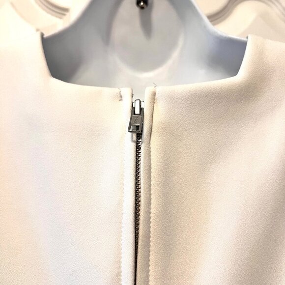 Kendall & Kylie-Lace Up Drawstring-Small-Sleeveless-Cut Outs-Stretch-White-Zip - Picture 10 of 16